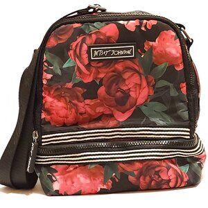BEAUTIFUL Betsey Johnson Rose Lunch Bag